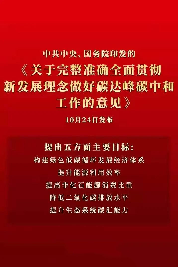 五大重点《关于完整准确全面贯彻新(xīn)发展理(lǐ)念做好碳达峰碳中(zhōng)和工(gōng)作(zuò)的意见》